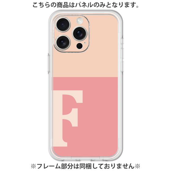 プレミアムパネル［ オリジナル - initial two tone - F pink ］