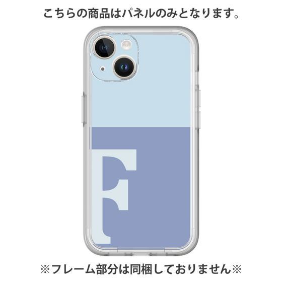 プレミアムパネル［ オリジナル - initial two tone - F blue ］