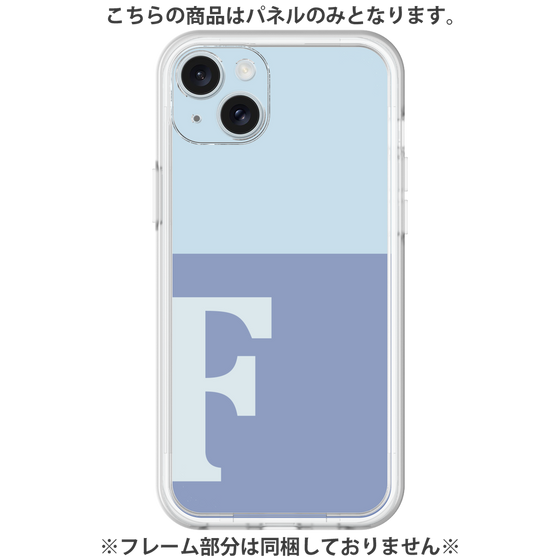 プレミアムパネル［ オリジナル - initial two tone - F blue ］
