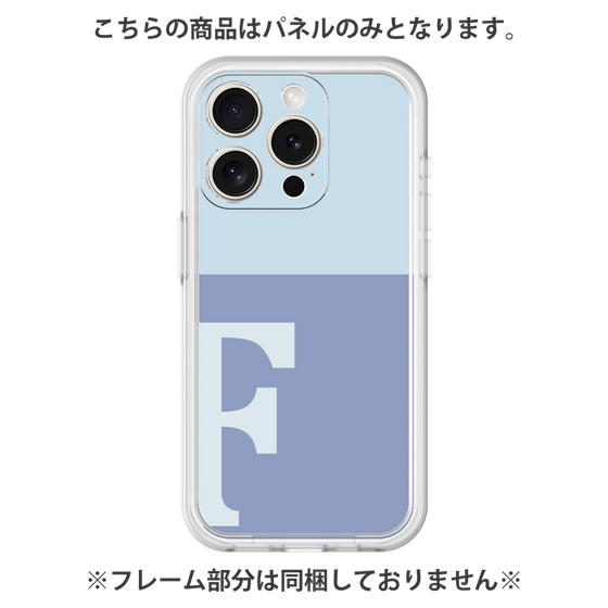 プレミアムパネル［ オリジナル - initial two tone - F blue ］