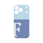 プレミアムパネル［ オリジナル - initial two tone - F blue ］