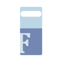 プレミアムパネル［ オリジナル - initial two tone - F blue ］