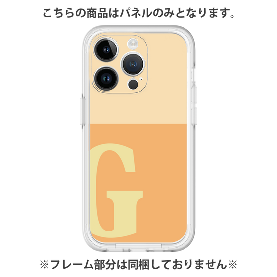 プレミアムパネル［ オリジナル - initial two tone - G orange ］