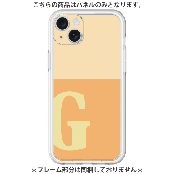 プレミアムパネル［ オリジナル - initial two tone - G orange ］