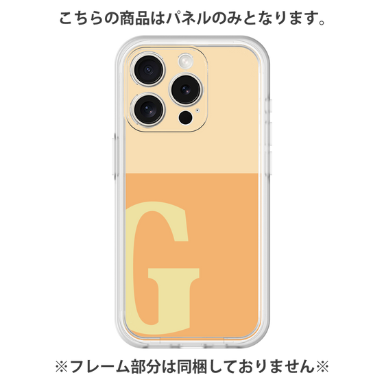 プレミアムパネル［ オリジナル - initial two tone - G orange ］