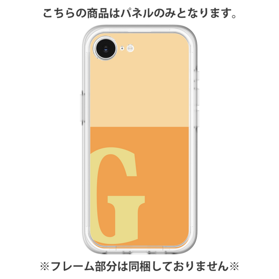 プレミアムパネル［ オリジナル - initial two tone - G orange ］