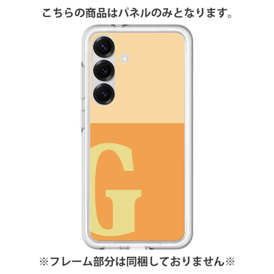 プレミアムパネル［ オリジナル - initial two tone - G orange ］