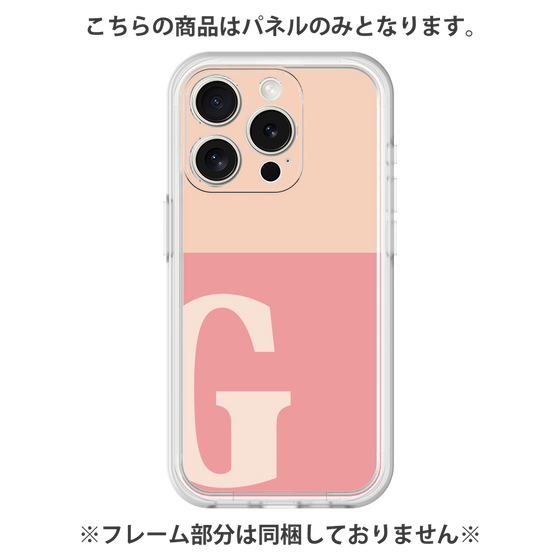 プレミアムパネル［ オリジナル - initial two tone - G pink ］