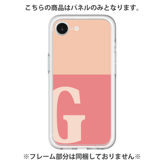 プレミアムパネル［ オリジナル - initial two tone - G pink ］