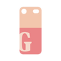 プレミアムパネル［ オリジナル - initial two tone - G pink ］