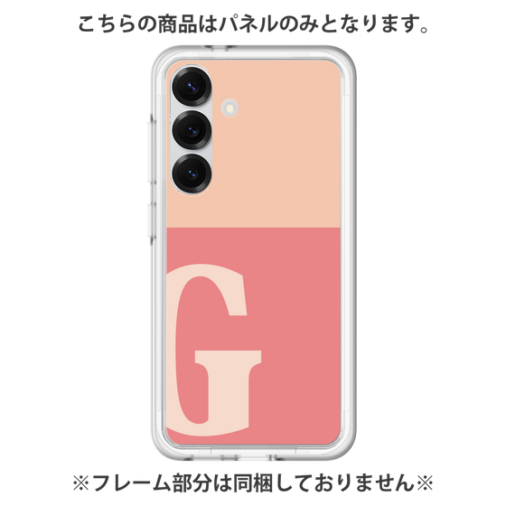 プレミアムパネル［ オリジナル - initial two tone - G pink ］
