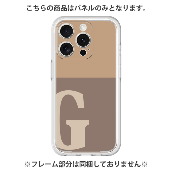 プレミアムパネル［ オリジナル - initial two tone - G brown ］