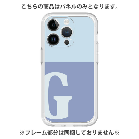 プレミアムパネル［ オリジナル - initial two tone - G blue ］