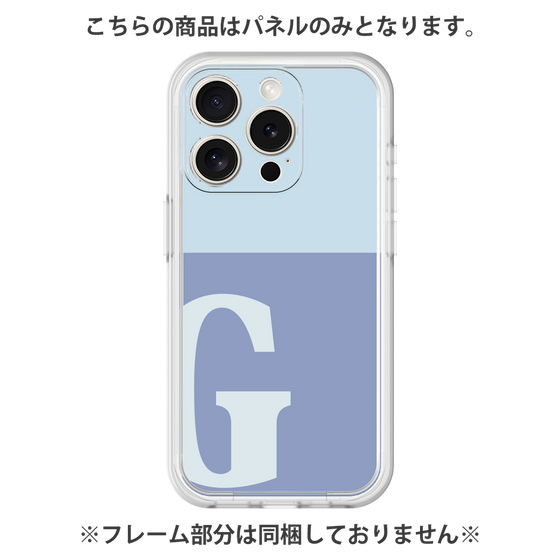 プレミアムパネル［ オリジナル - initial two tone - G blue ］