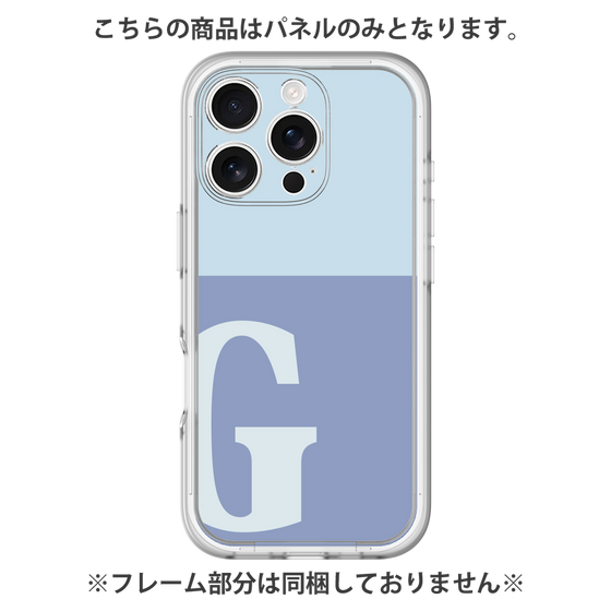 プレミアムパネル［ オリジナル - initial two tone - G blue ］