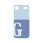 プレミアムパネル［ オリジナル - initial two tone - G blue ］