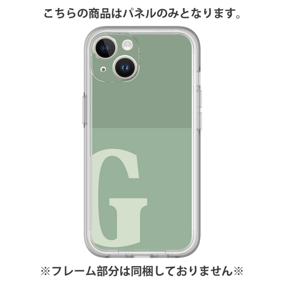 プレミアムパネル［ オリジナル - initial two tone - G green ］