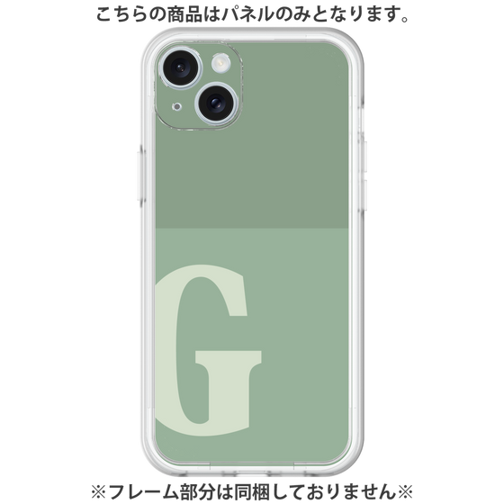 プレミアムパネル［ オリジナル - initial two tone - G green ］