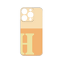 プレミアムパネル［ オリジナル - initial two tone - H orange ］