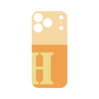 プレミアムパネル［ オリジナル - initial two tone - H orange ］