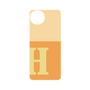 プレミアムパネル［ オリジナル - initial two tone - H orange ］