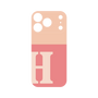 プレミアムパネル［ オリジナル - initial two tone - H pink ］