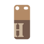 プレミアムパネル［ オリジナル - initial two tone - H brown ］