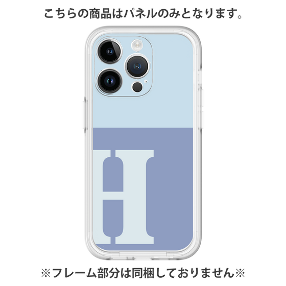 プレミアムパネル［ オリジナル - initial two tone - H blue ］