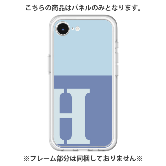 プレミアムパネル［ オリジナル - initial two tone - H blue ］