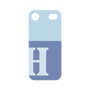 プレミアムパネル［ オリジナル - initial two tone - H blue ］