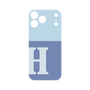 プレミアムパネル［ オリジナル - initial two tone - H blue ］