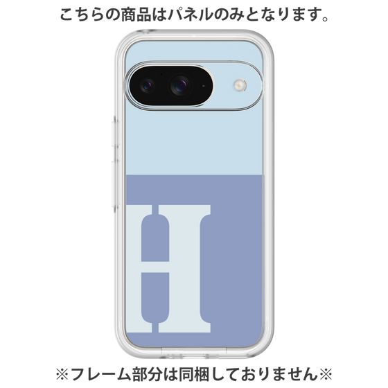 プレミアムパネル［ オリジナル - initial two tone - H blue ］
