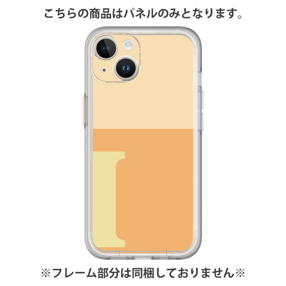 プレミアムパネル［ オリジナル - initial two tone - I orange ］