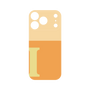 プレミアムパネル［ オリジナル - initial two tone - I orange ］