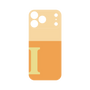 プレミアムパネル［ オリジナル - initial two tone - I orange ］