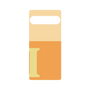 プレミアムパネル［ オリジナル - initial two tone - I orange ］