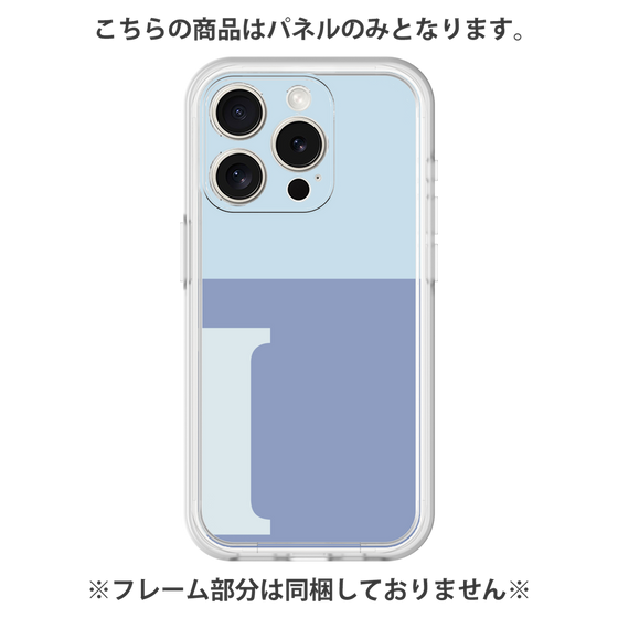 プレミアムパネル［ オリジナル - initial two tone - I blue ］
