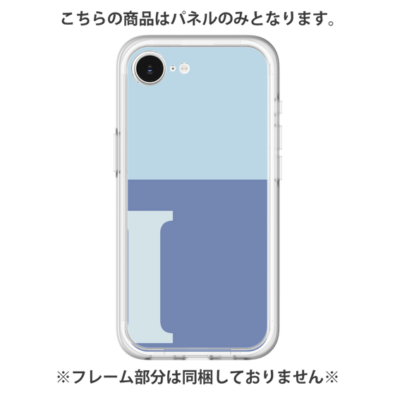 プレミアムパネル［ オリジナル - initial two tone - I blue ］