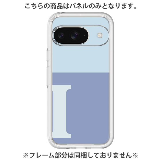 プレミアムパネル［ オリジナル - initial two tone - I blue ］