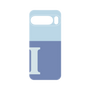プレミアムパネル［ オリジナル - initial two tone - I blue ］