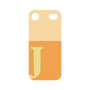 プレミアムパネル［ オリジナル - initial two tone - J orange ］