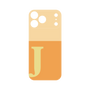 プレミアムパネル［ オリジナル - initial two tone - J orange ］