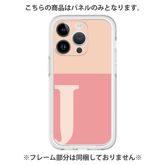 プレミアムパネル［ オリジナル - initial two tone - J pink ］