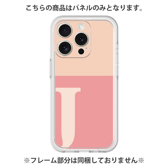 プレミアムパネル［ オリジナル - initial two tone - J pink ］