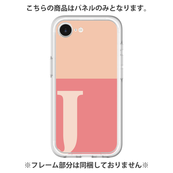 プレミアムパネル［ オリジナル - initial two tone - J pink ］