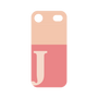 プレミアムパネル［ オリジナル - initial two tone - J pink ］