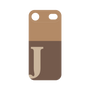 プレミアムパネル［ オリジナル - initial two tone - J brown ］