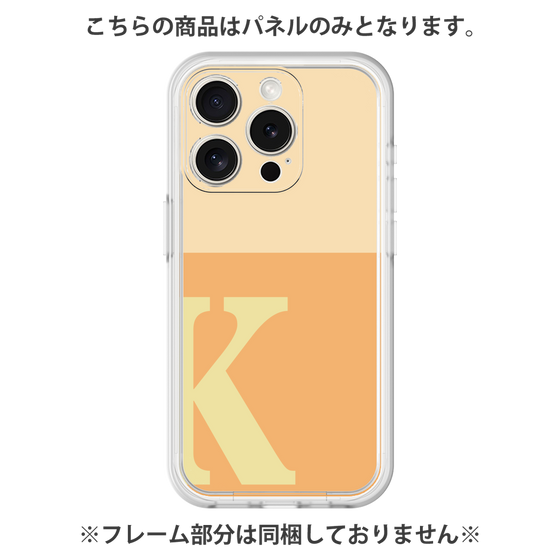 プレミアムパネル［ オリジナル - initial two tone - K orange ］