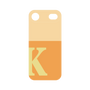 プレミアムパネル［ オリジナル - initial two tone - K orange ］