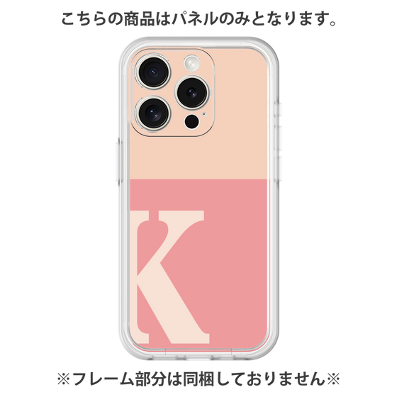プレミアムパネル［ オリジナル - initial two tone - K pink ］